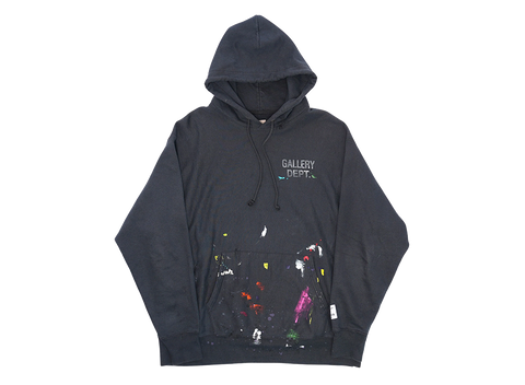 Gallery Dept. Paint Splatter Logo Hoodie (Pre-Owned)