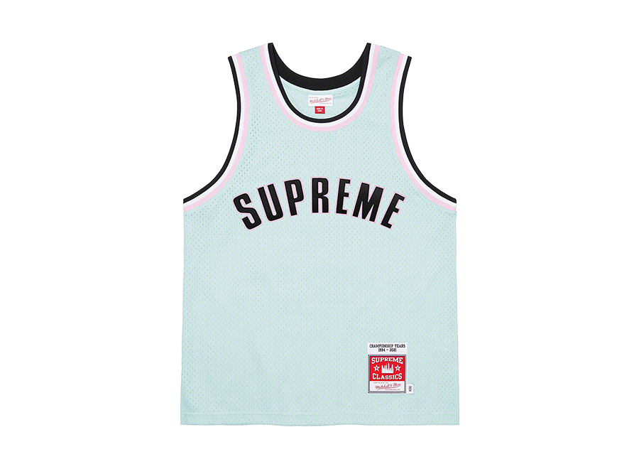 Supreme Mitchel & Ness Basketball Jersey White