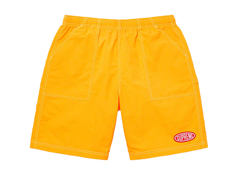 Supreme Nylon Painter Shorts Yellow (Pre-Owned)
