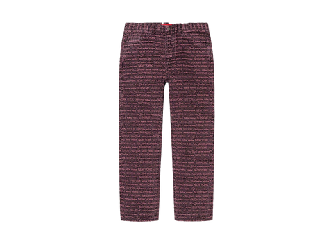 Supreme Multi Type Jacquard Regular Denim Pink (Pre-Owned)