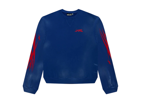 Hellstar Sport Logo Crewneck Blue (Pre-Owned)
