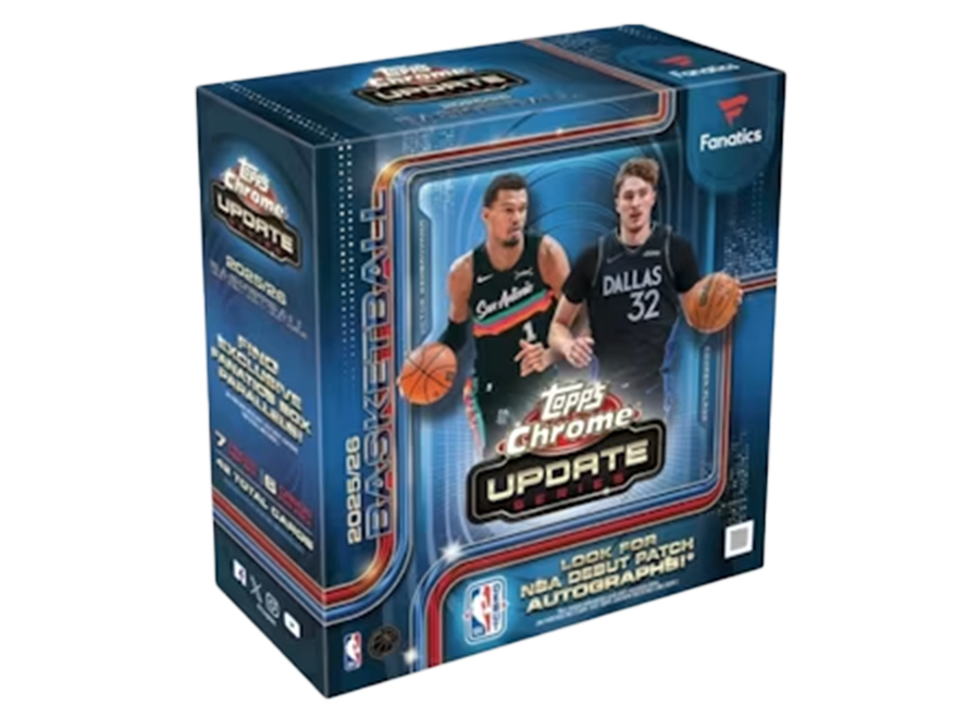 2025-26 Topps Chrome Updates Basketball Mega Box (With Seal)