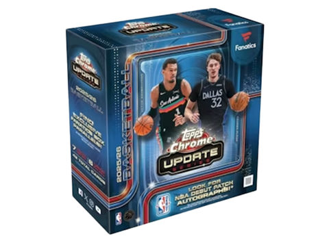 2025-26 Topps Chrome Updates Basketball Mega Box (With Seal)
