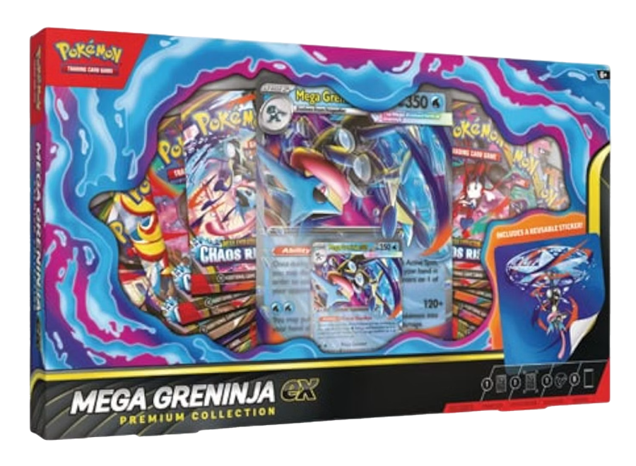 2026 Pokémon Mega Evolution Mega Greninja Ex Premium Collection