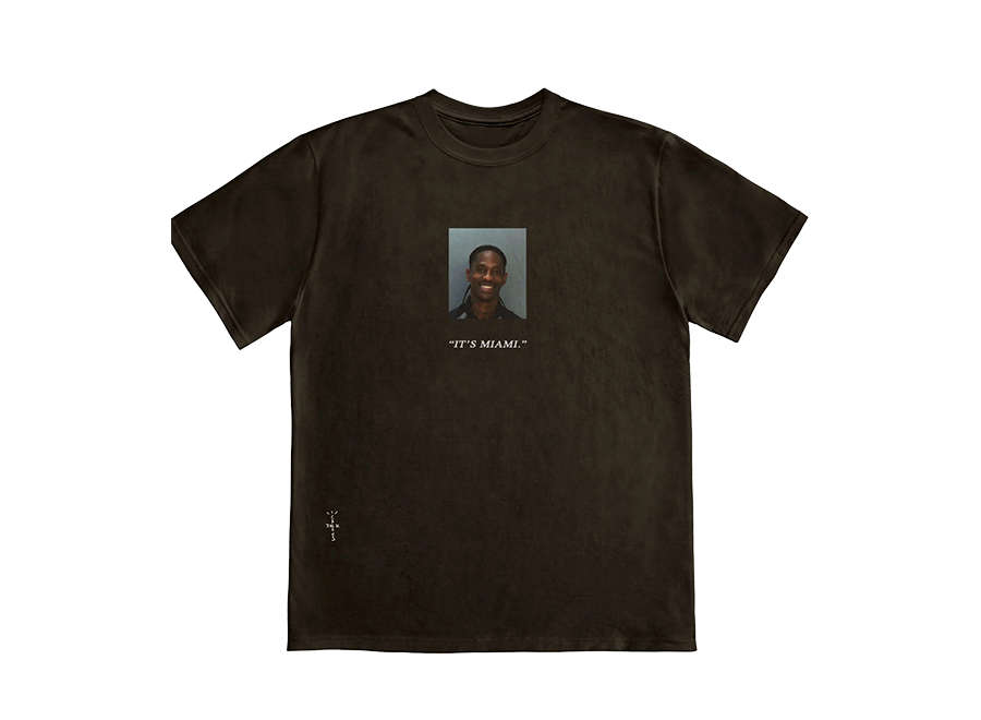 Travis Scott Miami Mugshot T-Shirt (Pre-Owned)
