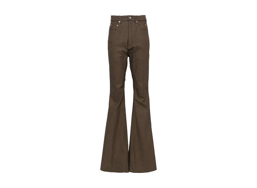Rick Owens Bolan Bootcut Jeans Brown