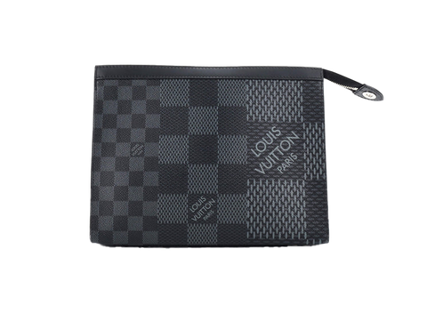 Louis Vuitton Pochette Voyage mm Damier Graphite Bag (Pre-Owned)