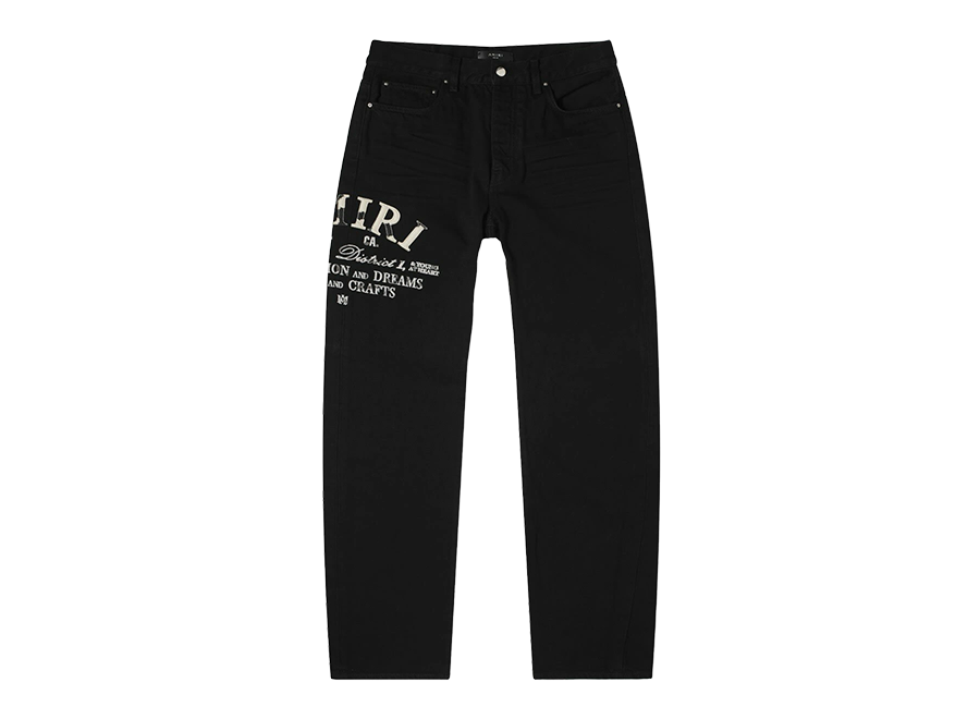 Amiri Art District Denim Black