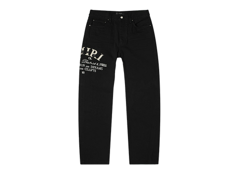 Amiri Art District Denim Black