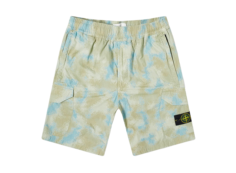 Stone Island Camo Devore Cargo Short (Pre-Owned)