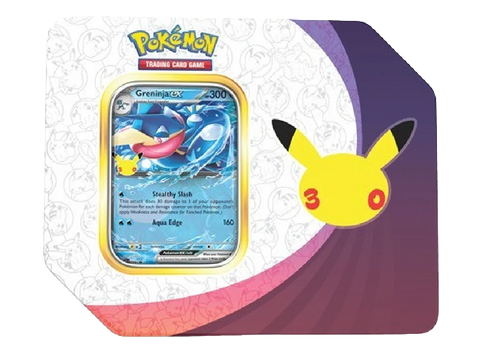 Pokemon 30th Celebration Greninja ex Tin
