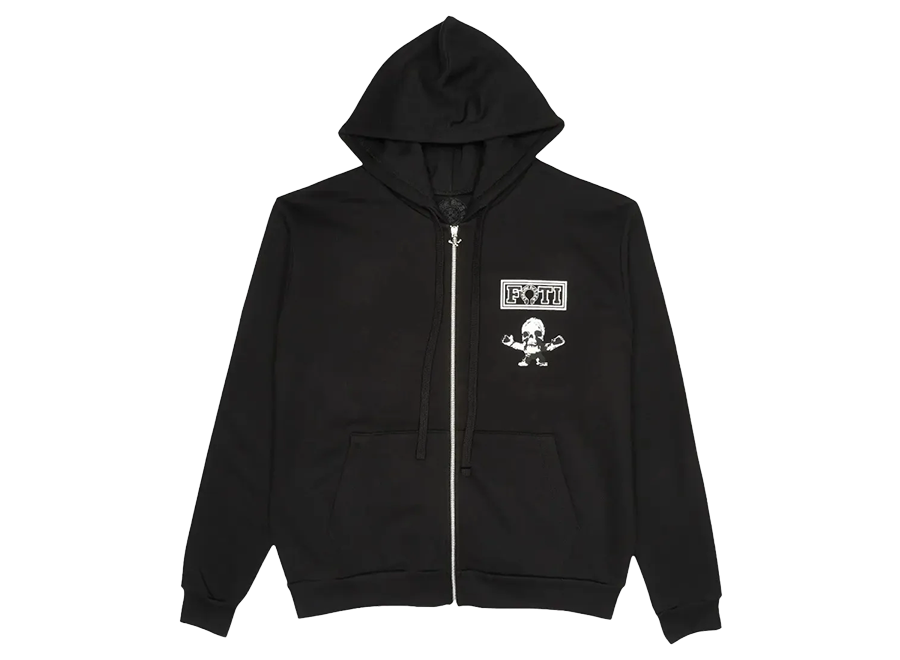 Chrome Hearts Foti Tic Tac Toe Zip-Zp Hoodie