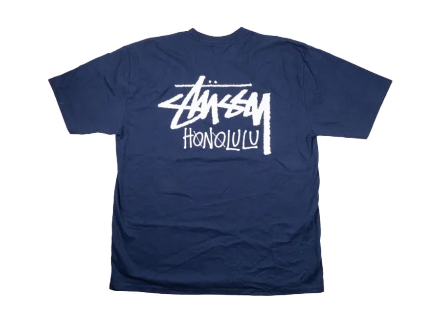 Stussy Honolulu Tee Navy (Pre-Owned)