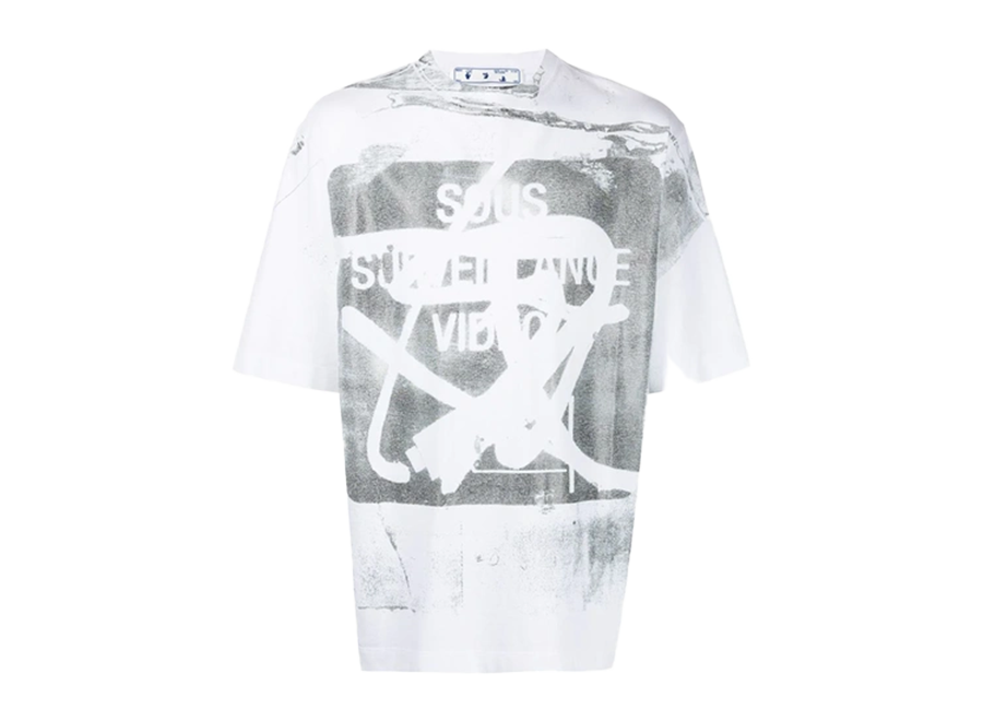 OFF-WHITE Under Surveillance Graphic-print Skate T-shirt