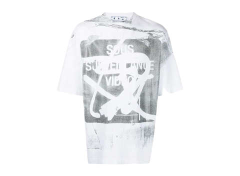 OFF-WHITE Under Surveillance Graphic-print Skate T-shirt
