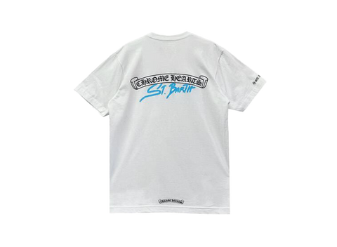 Chrome Hearts St Barths. Horseshoe Pocket Tee White