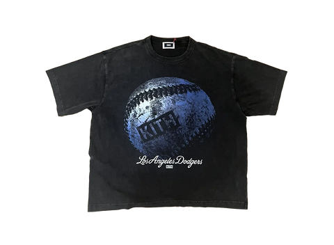 Kith Dodgers Quote Boxy Alex Vintage Tee Black (Pre-Owned)