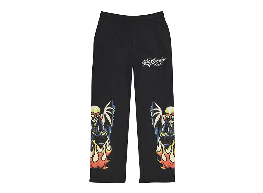 Ed Hardy by Ken Carson Sweatpants Black (Pre-Owned)