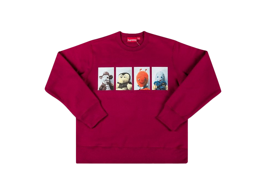 Supreme Mike Kelley AhhYouth! Crewneck Sweatshirt Dark Magenta (Pre-Owned)