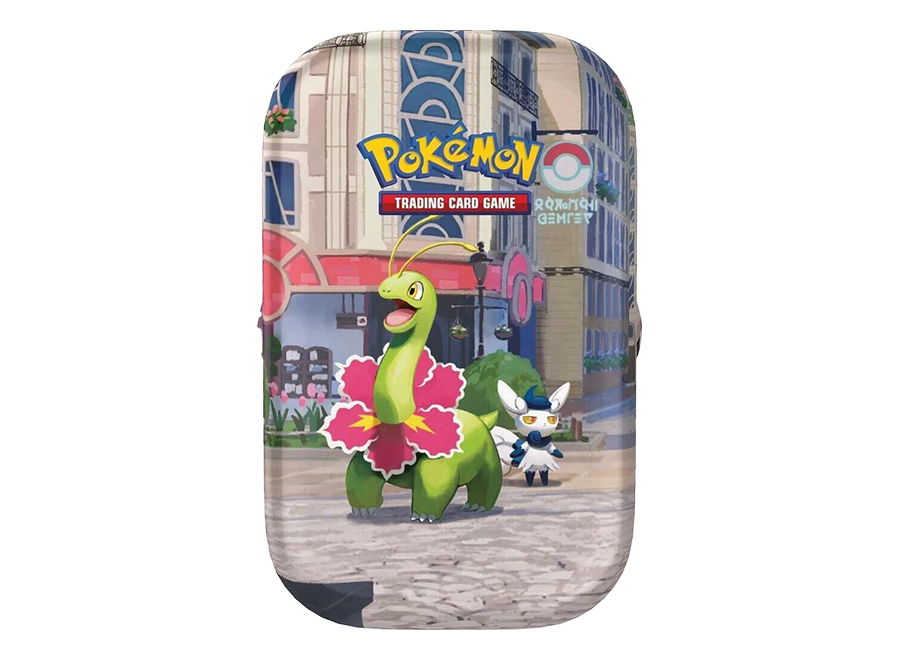 Lumiose City Mini Tin [Meganium & Meowstic]