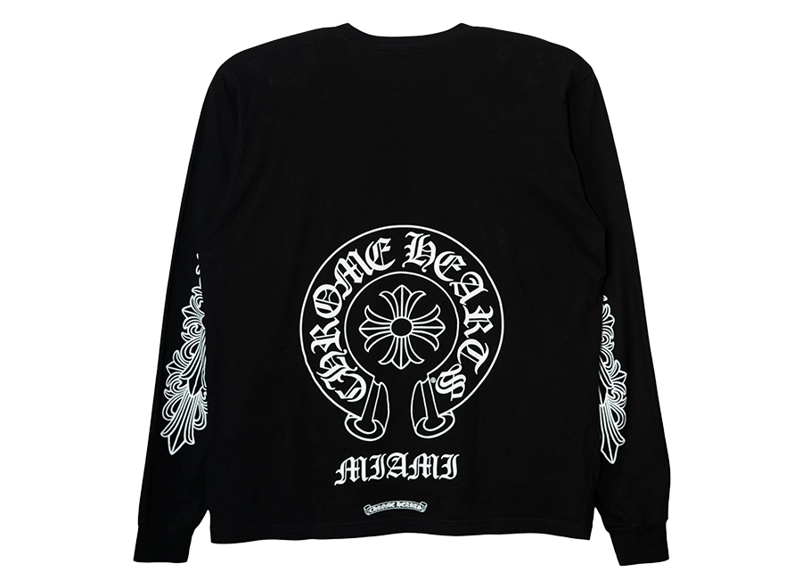 Chrome Hearts Horseshoe Floral L/S T-Shirt Miami