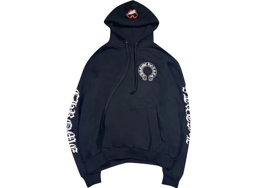 Chrome Hearts Matty Boy Chomper Horseshoe Hoodie Black