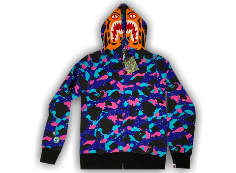 BAPE x Kid Cudi Tiger Full Zip Hoodie (Pre-Owned)