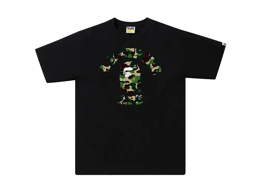BAPE ABC Camo College Tee Black/Green