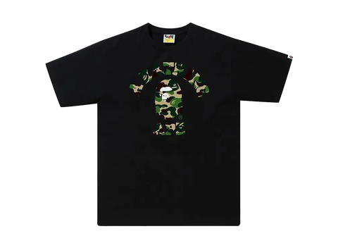BAPE ABC Camo College Tee Black/Green (Pre-Owned)