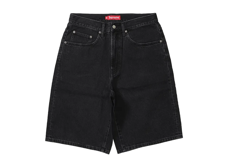 Supreme Baggy Denim Short (26SS) Black (Pre-Owned)