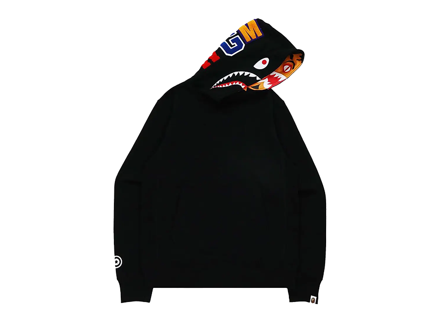 A Bathing Ape Shark Hoodie Black