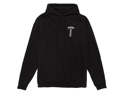 Chrome Hearts USA Shoulder Logo Black Hoodie (Pre-Owned)