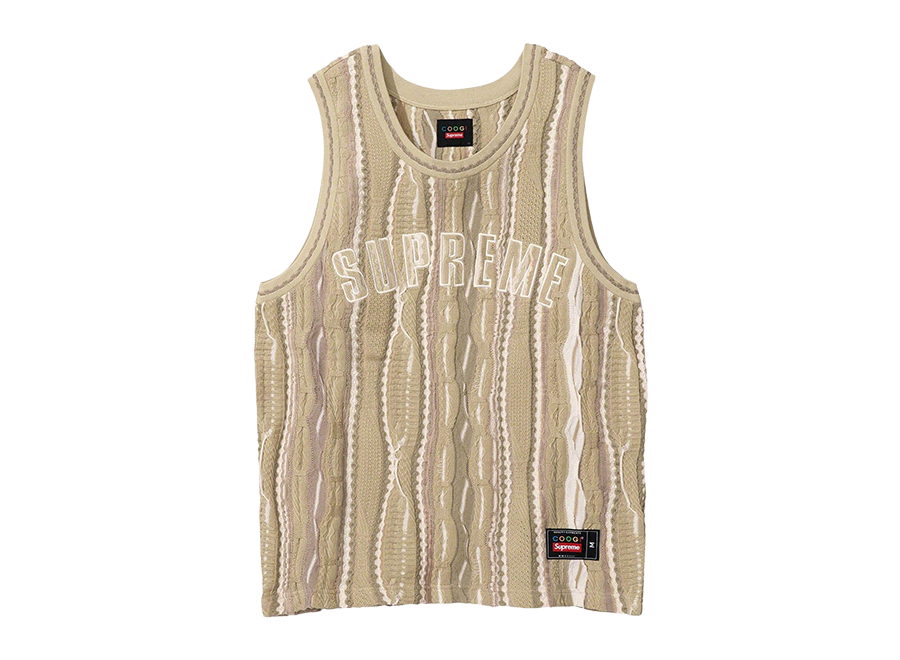 Supreme x Coogi Basketball Jersey Tan