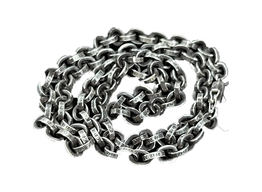 Chrome Hearts 18 Inch Paper Chain Link Necklace