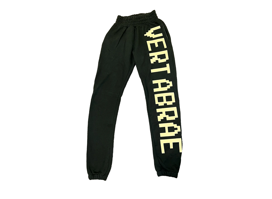 Vertabrae Cuff Sweatpants Green/Yellow