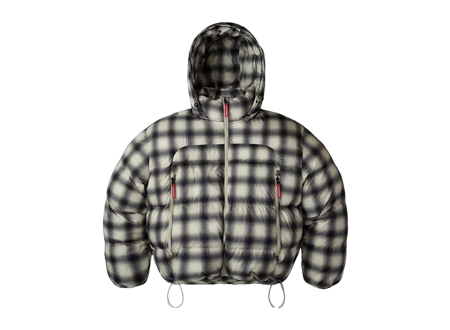 GV Gallery Plaid Puffer Coat