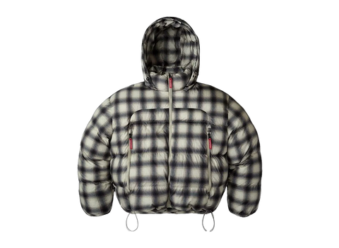 GV Gallery Plaid Puffer Coat (Pre-Owned)