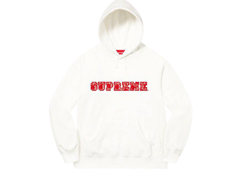 Supreme Lace Hooded Sweatshirt White (Pre-Owned)