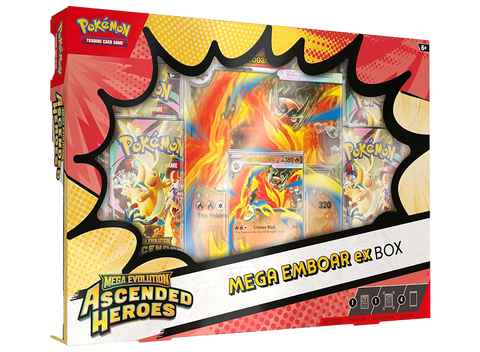 Pokemon Ascended Heroes Mega Emboar ex Box