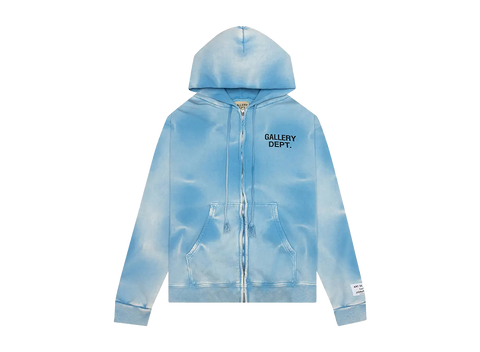 Gallery Dept. Zip Up Hoodie Light Blue (Pre-Owned)