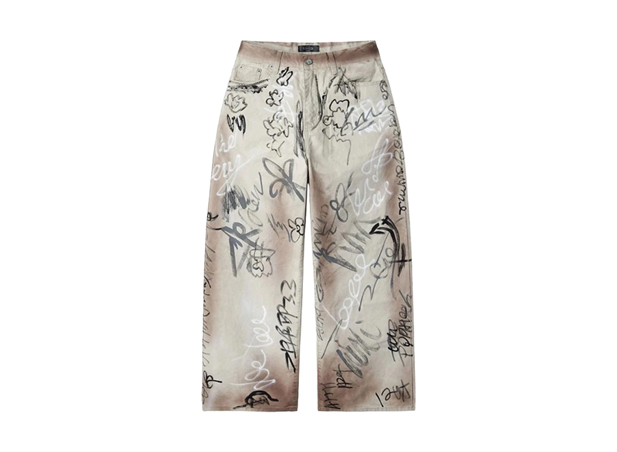 HMDD Distressed Graffiti Chino Pant (Pre-Owned)
