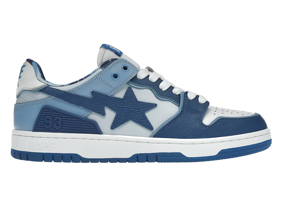 A Bathing Ape Bape SK8 Sta ABC Camo Blue (2022) (Pre-Owned)