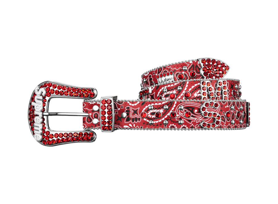 Supreme b.b. simon Bandana Belt Red