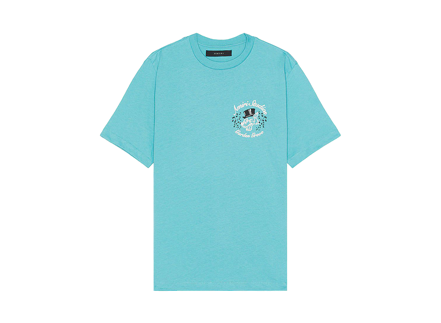 Amiri Studios Garden Grove T-Shirt Teal (Pre-Owned)