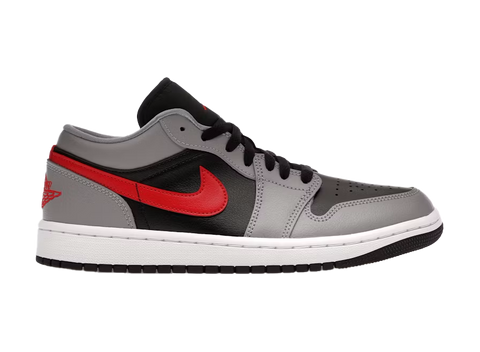 Jordan 1 Low Cement Grey Fire Red (Women's)