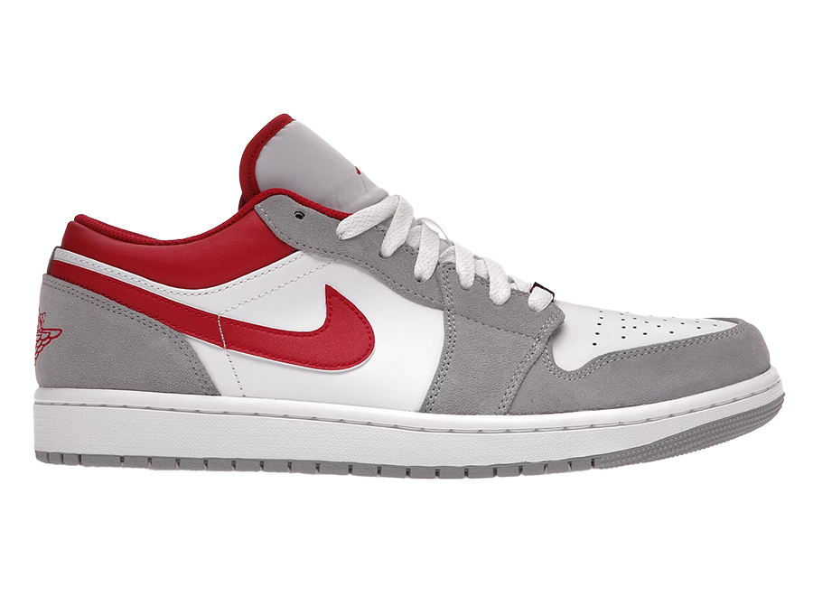 Jordan 1 Low SE Light Smoke Grey Gym Red