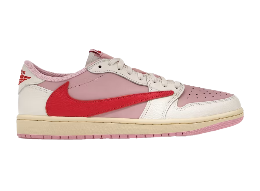 Jordan 1 Retro Low OG SP Travis Scott Sail Tropical Pink