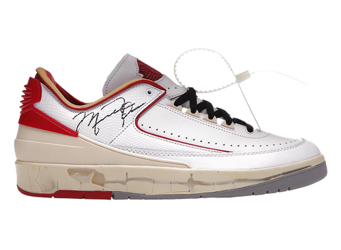 Jordan 2 Retro Low SP Off-White White Red
