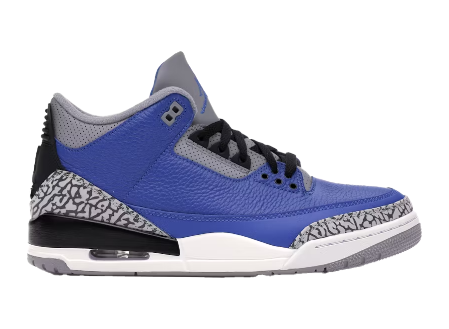 Jordan 3 Retro Varsity Royal Cement
