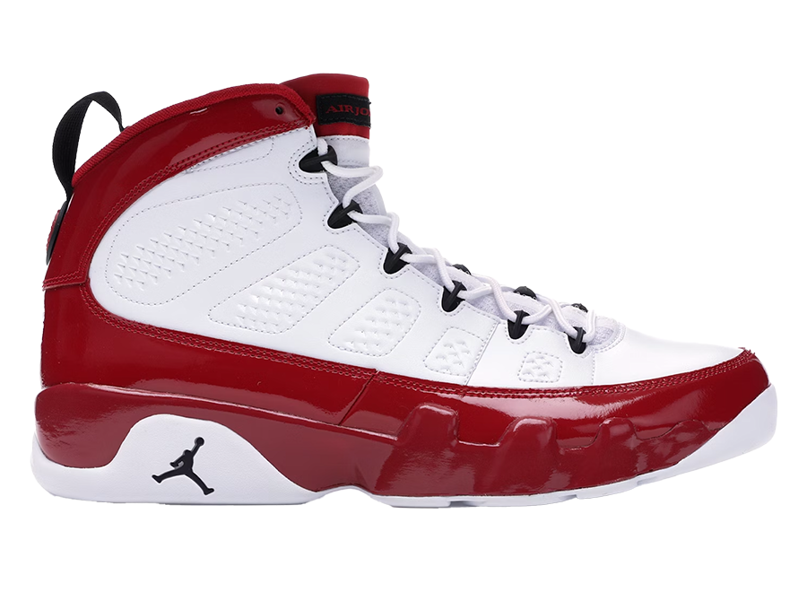 Jordan 9 Retro White Gym Red